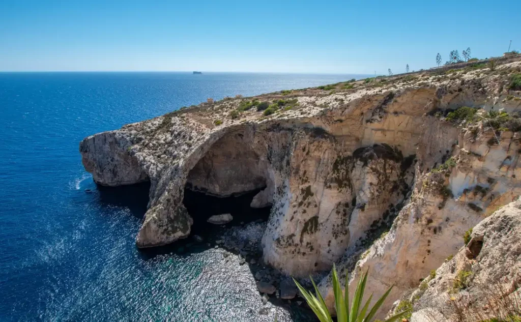 Málta nevezetességei Blue Grotto