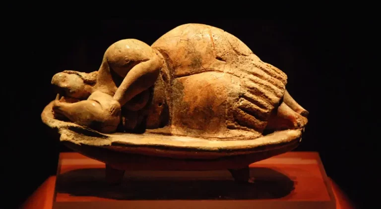 Alvó Nő Hypogeum Mált