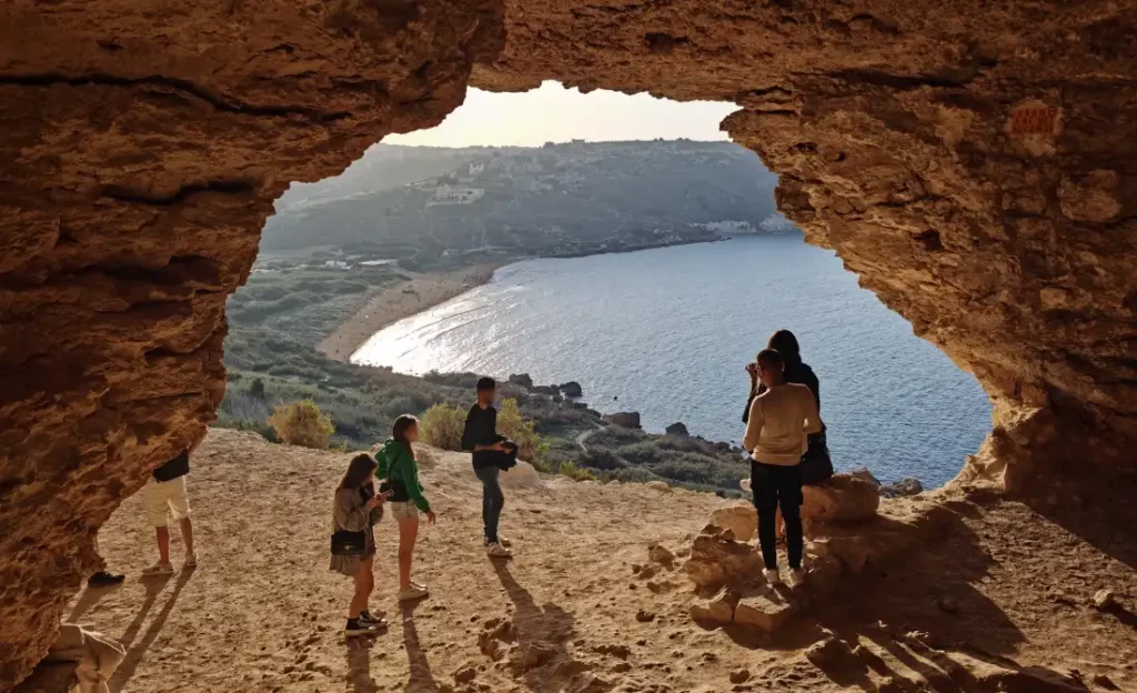 Málta Gozo Tal Mixta Cave