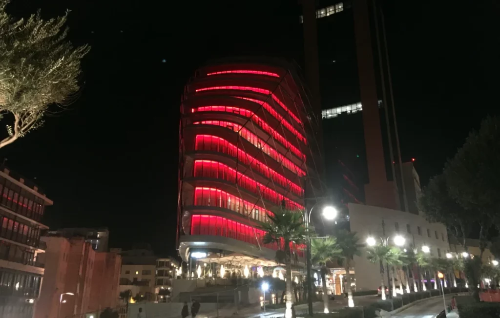 Portomaso Busines Tower night