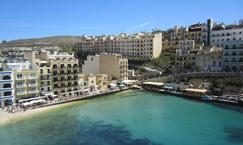 Gozo strand Gozo tengerpart